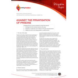 Against the privitisation of prisons