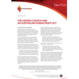 The Uniting Church (UCA) and an Australian Human Rights Act