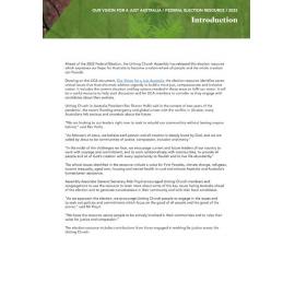 Federal Election Resources 2022