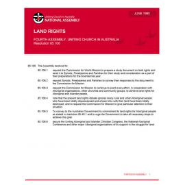 Land rights (Fourth Assembly)