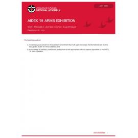 AIDEX '91 Arms Exhibition (Sixth Assembly)