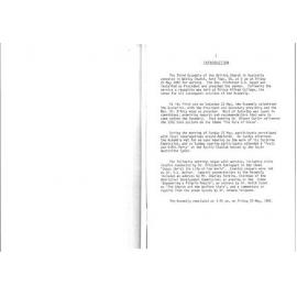 3rd Assembly Minutes (1982)