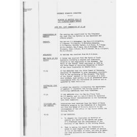Assembly Standing Committee Minutes Nov 1977