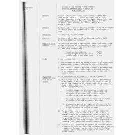 Assembly Standing Committee Minutes August 1982