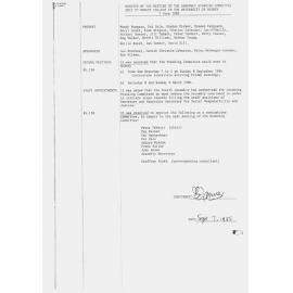 Assembly Standing Committee Minutes June 1985