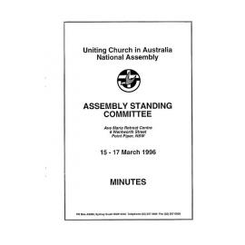 Assembly Standing Committee Minutes March 1996