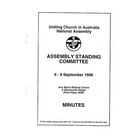 Assembly Standing Committee Minutes September 1996