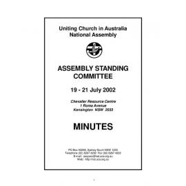 Assembly Standing Committee Minutes July 2002