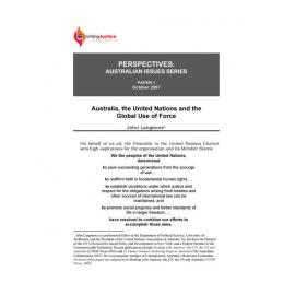 Australia, the United Nations & the use of global force