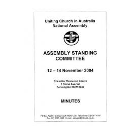 Assembly Standing Committee Minutes November 2004
