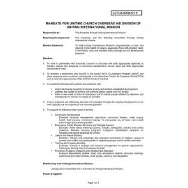 Assembly Standing Committee Minutes (Attachment F) March 2004