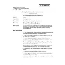 Assembly Standing Committee Minutes (Attachment B) March 2005