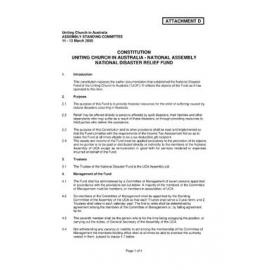 Assembly Standing Committee Minutes (Attachment D) March 2005