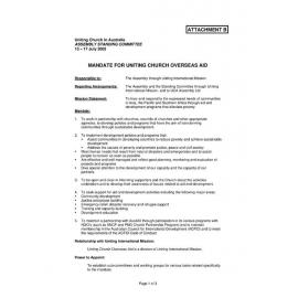 Assembly Standing Committee Minutes (Attachment B) July 2005