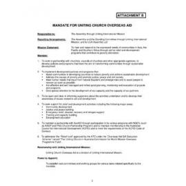 Assembly Standing Committee Minutes (Attachment B) November 2005