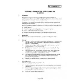 Assembly Standing Committee Minutes (Attachment A) August 2006