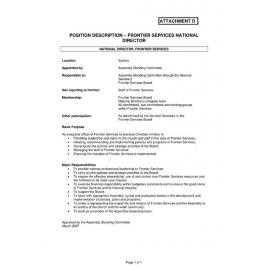 Assembly Standing Committee Minutes (Attachment D) March 2007