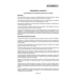 Assembly Standing Committee Minutes (Attachment C) July 2007