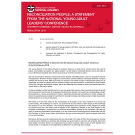 Reconciliation people (Thirteenth Assembly)