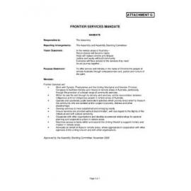 Assembly Standing Committee Minutes (Attachment G) November 2008