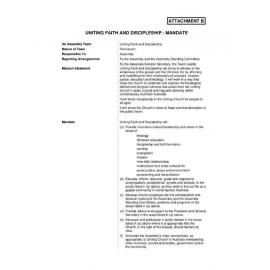 Assembly Standing Committee Minutes (Attachment B) March 2009