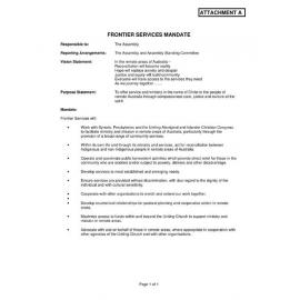 Assembly Standing Committee Minutes (Attachment A) November 2009