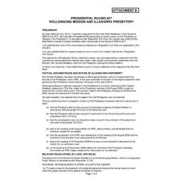 Assembly Standing Committee Minutes (Attachment B) November 2010