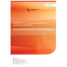 Response to discussion paper on marriage