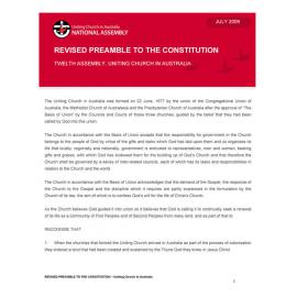 Revised preamble to the Constitution (Twelfth Assembly)