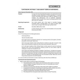 Assembly Standing Committee Minutes (Attachment B) November 2018