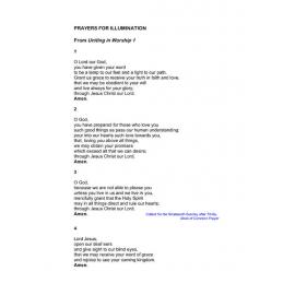 Prayers for Illumination (UIW1)