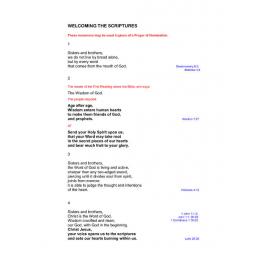 Welcoming the Scriptures (UIW2)