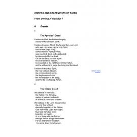 Creeds and Statements of Faith (UIW1)