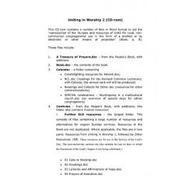 UIW2 CD-Rom Resources INDEX