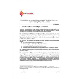 National Human Rights Consultation; Human Rights Act & UCA