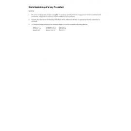 Commissioning of a Lay Preacher