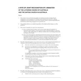 LCA-UCA Joint Recognition of a Minister