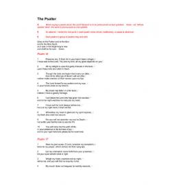 The Psalter: Psalms 16-30