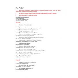 The Psalter: Psalms 46-60