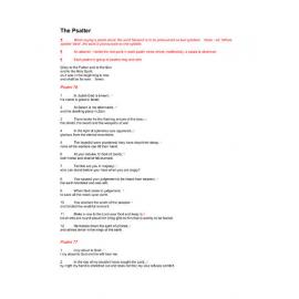 The Psalter: Psalms 76-90