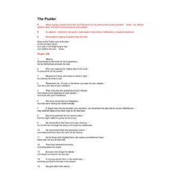 The Psalter: Psalms 106-120