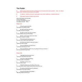 The Psalter: Psalms 121-135