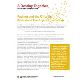 A Destiny Together : Fasting and the church