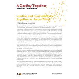 A Destiny Together : Justice and reconciliation