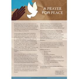 A Prayer for Peace : flyer
