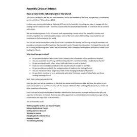 Assembly Circles of interest