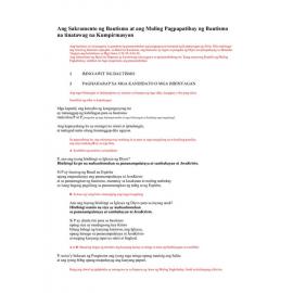 Baptism Service (Filipino) notes