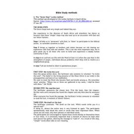 Becoming Disciples : Bible study methods