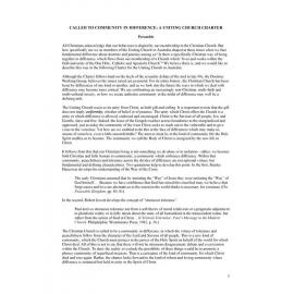 Called to community in difference : a UCA charter