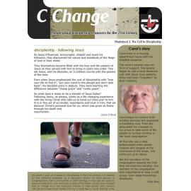 C-Change : Worksheet 1 : The call to discipleship